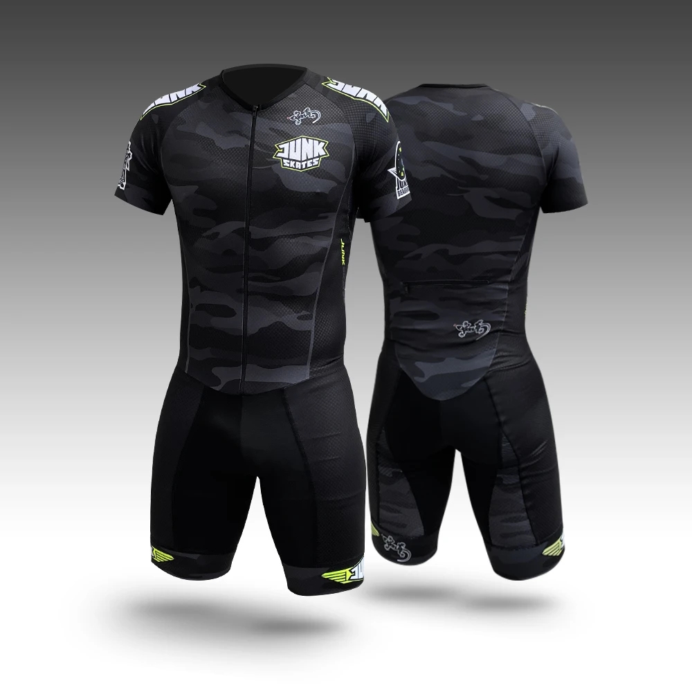 Cycling Gear Outfit - Mans Roller Skating Cycling Jersey Triathlon