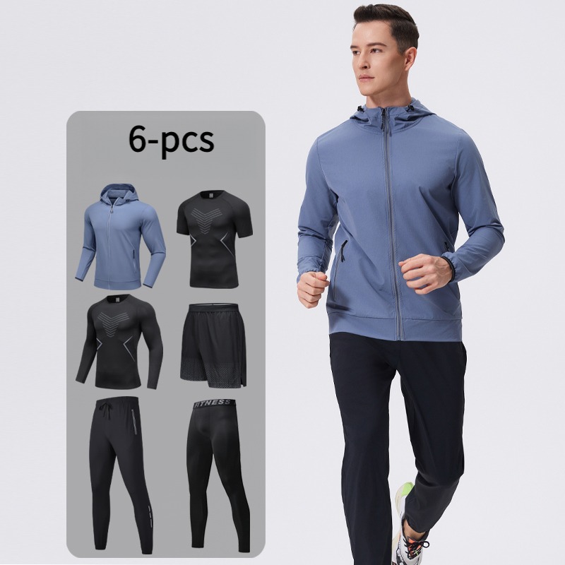 Men's 6-Piece Sportswear Set w - Cycling Gear Outfit recension och pris