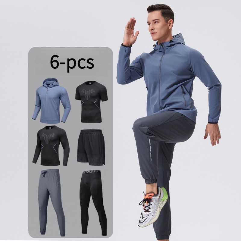 Men's 6-Piece Sportswear Set w - Cycling Gear Outfit recension och pris