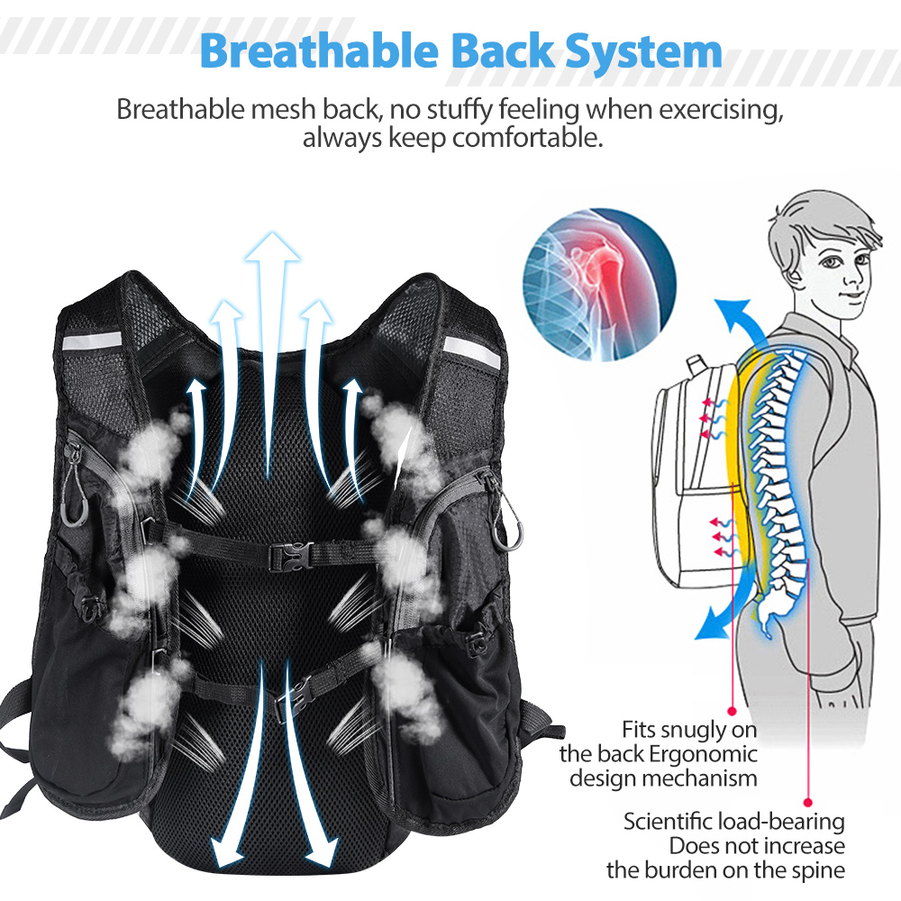 Running Backpack Vest With Wat - Cycling Gear Vest recension och pris