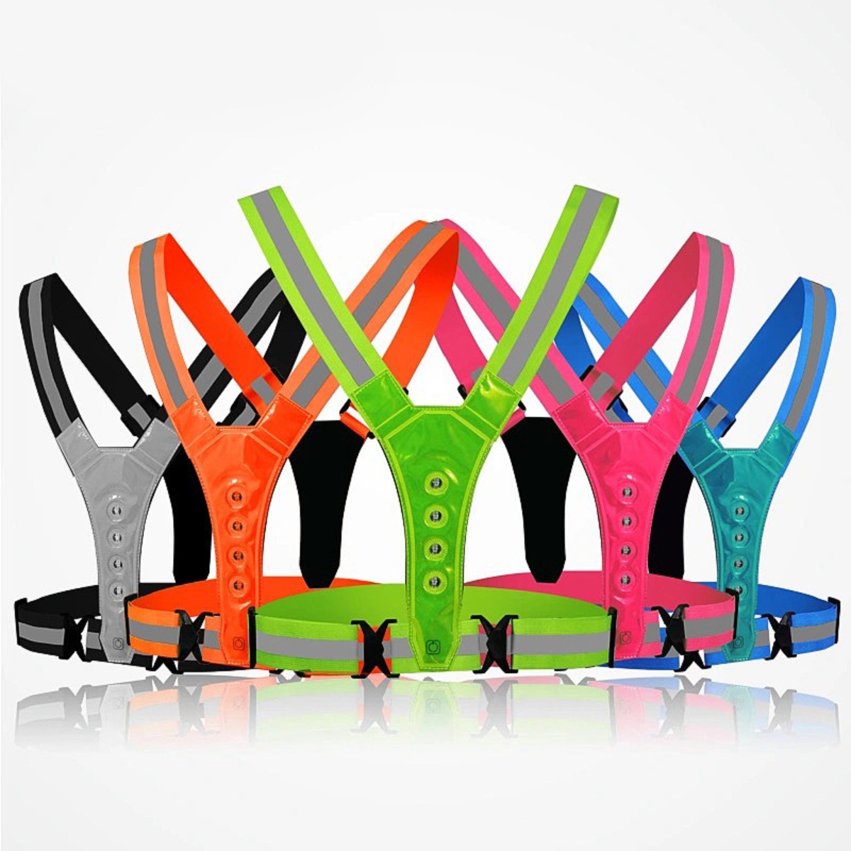 Adjustable LED Running & Cycli - Cycling Gear Vest recension och pris
