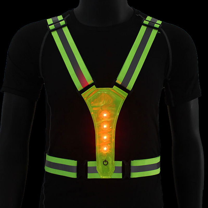 Adjustable LED Running & Cycli - Cycling Gear Vest recension och pris