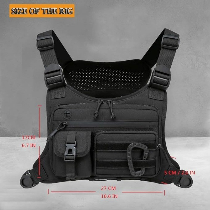 Tactical Chest Bag Men's Vest  - Cycling Gear Vest recension och pris