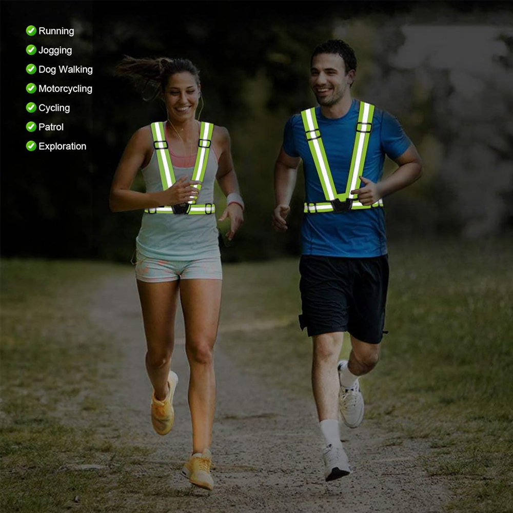 1Pcs Night Running Vest High V - Cycling Gear Vest recension och pris