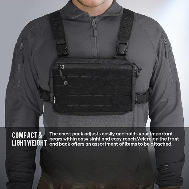 Chest Bag for Men, Fishing Lur - Cycling Gear Vest recension och pris